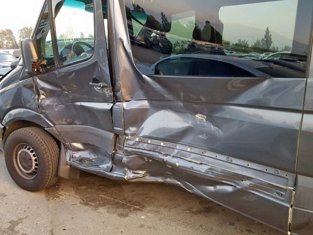 WD4PE7CC6D5765968 - 2013 MERCEDES-BENZ SPRINTER 2 GRAY photo 9