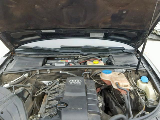 WAUAF78E38A136234 - 2008 AUDI A4 2.0T BLACK photo 7