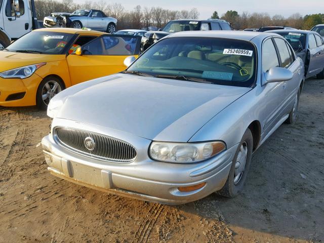 1G4HP54K4Y4180929 - 2000 BUICK LESABRE CU GRAY photo 2