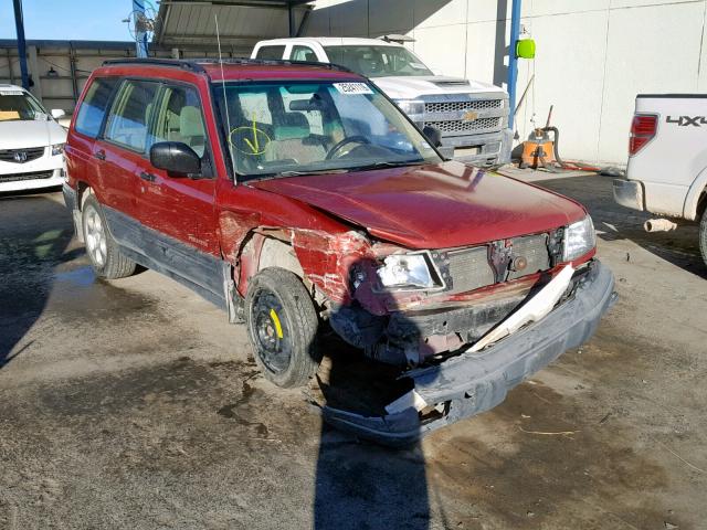 JF1SF6359WH783966 - 1998 SUBARU FORESTER L RED photo 1