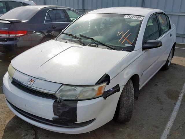 1G8AG52FX4Z103520 - 2004 SATURN ION LEVEL WHITE photo 2