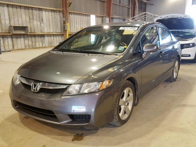 19XFA16699E014699 - 2009 HONDA CIVIC CHARCOAL photo 2