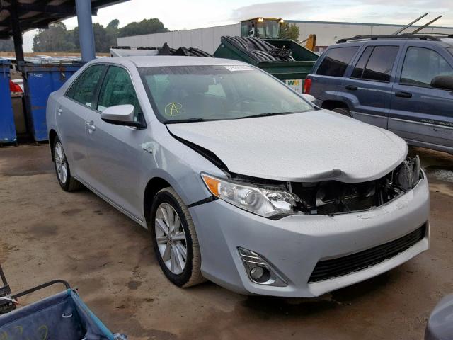 4T1BD1FK7CU062659 - 2012 TOYOTA CAMRY HYBR SILVER photo 1