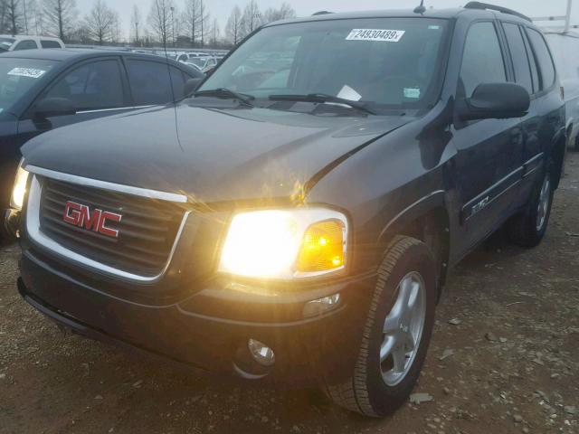 1GKDS13S152361834 - 2005 GMC ENVOY BLACK photo 2