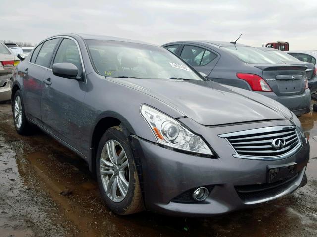 JN1CV6AR4AM451895 - 2010 INFINITI G37 GRAY photo 1