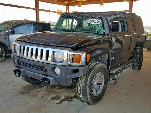 5GTDN136368194194 - 2006 HUMMER H3 BLACK photo 2