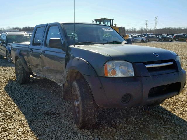 1N6ED29X63C431142 - 2003 NISSAN FRONTIER C GREEN photo 1