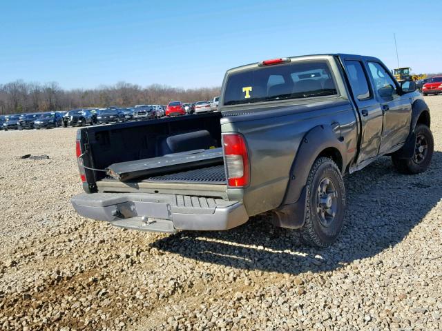 1N6ED29X63C431142 - 2003 NISSAN FRONTIER C GREEN photo 4