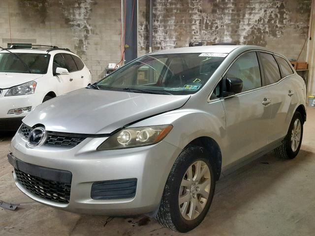 JM3ER29L170123618 - 2007 MAZDA CX-7 SILVER photo 2