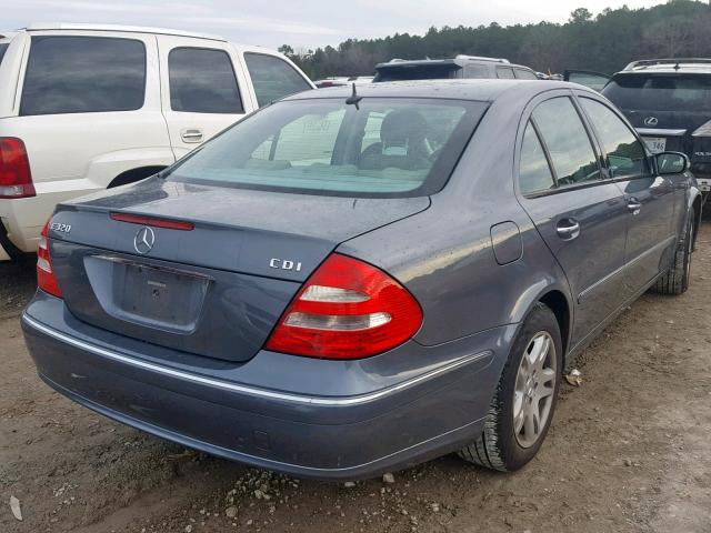 WDBUF26J66A934452 - 2006 MERCEDES-BENZ E 320 CDI BLUE photo 4