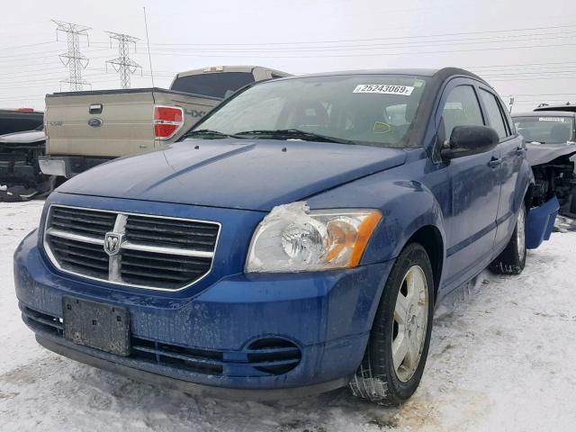 1B3HB48A19D198256 - 2009 DODGE CALIBER SX BLUE photo 2