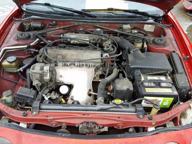 JT5ST07K9S0018311 - 1995 TOYOTA CELICA GT RED photo 7