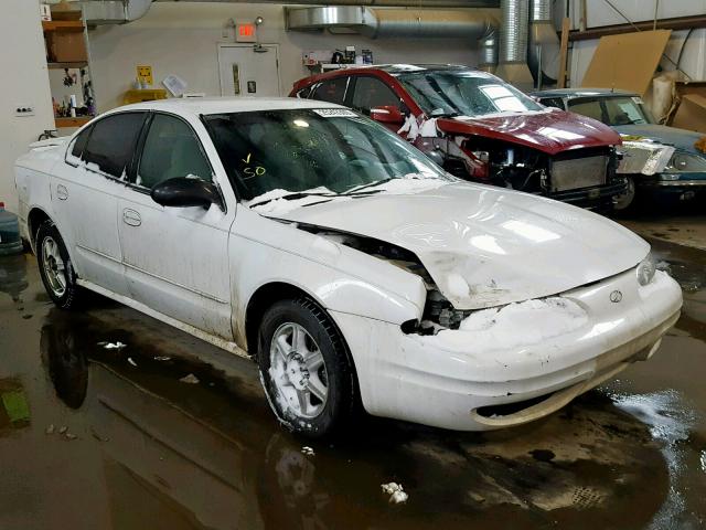 1G3NL52E44C224895 - 2004 OLDSMOBILE ALERO GL WHITE photo 1