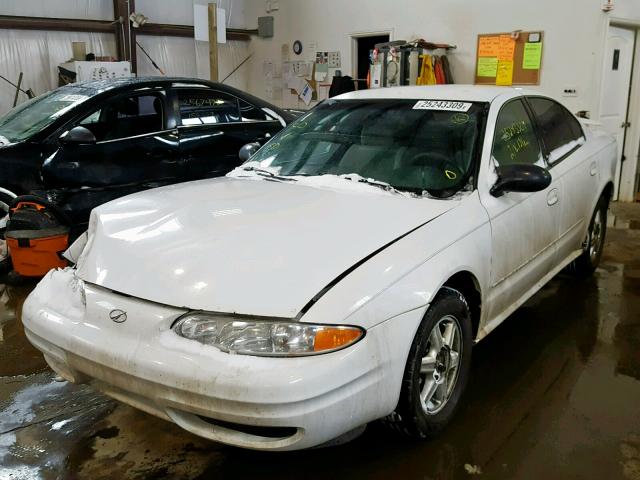 1G3NL52E44C224895 - 2004 OLDSMOBILE ALERO GL WHITE photo 2