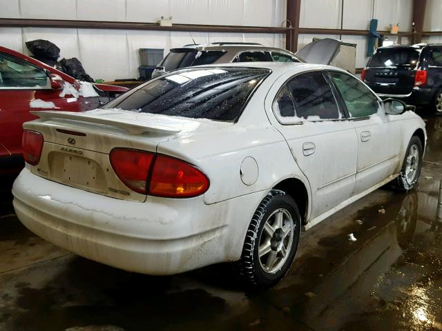 1G3NL52E44C224895 - 2004 OLDSMOBILE ALERO GL WHITE photo 4