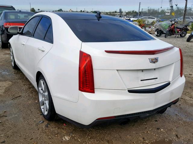 1G6AG5RX1D0167666 - 2013 CADILLAC ATS WHITE photo 3