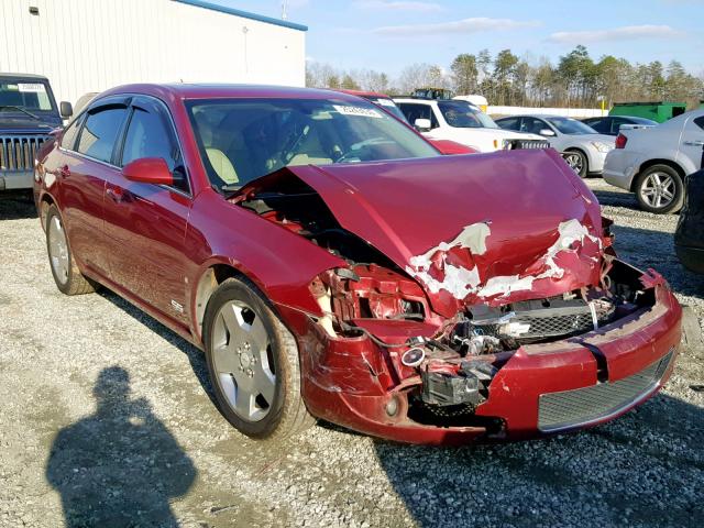 2G1WD58C969278252 - 2006 CHEVROLET IMPALA SUP 勃艮第红 照片 1
