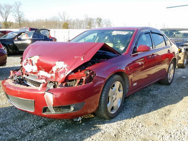 2G1WD58C969278252 - 2006 CHEVROLET IMPALA SUP 勃艮第红 照片 2