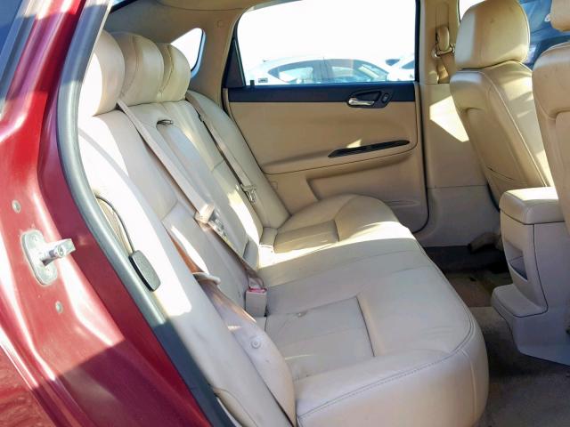2G1WD58C969278252 - 2006 CHEVROLET IMPALA SUP 勃艮第红 照片 6