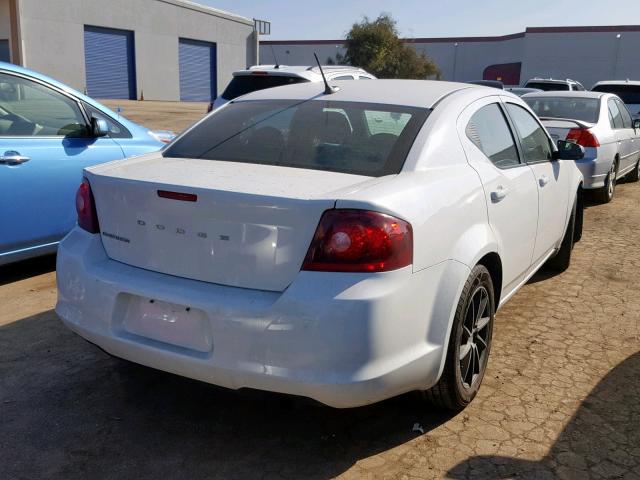 1B3BD4FB9BN599260 - 2011 DODGE AVENGER EX WHITE photo 4