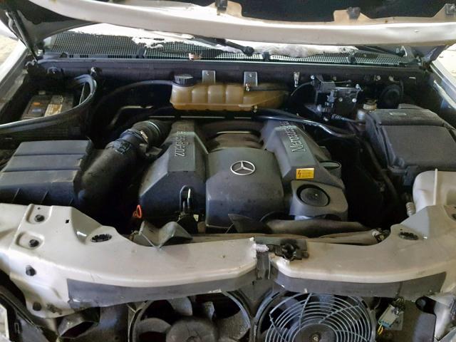 4JGAB54E9YA175592 - 2000 MERCEDES-BENZ ML 320 SILVER photo 7