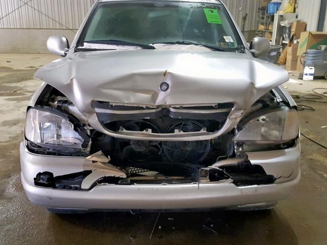 4JGAB54E9YA175592 - 2000 MERCEDES-BENZ ML 320 SILVER photo 9