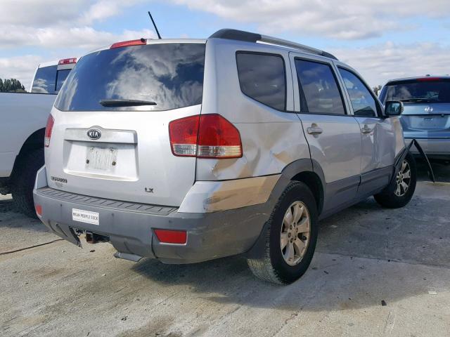 KNDJJ741995010703 - 2009 KIA BORREGO LX GRAY photo 4