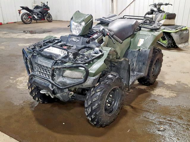 1HFTE452XH4201849 - 2017 HONDA TRX500 FM GREEN photo 2