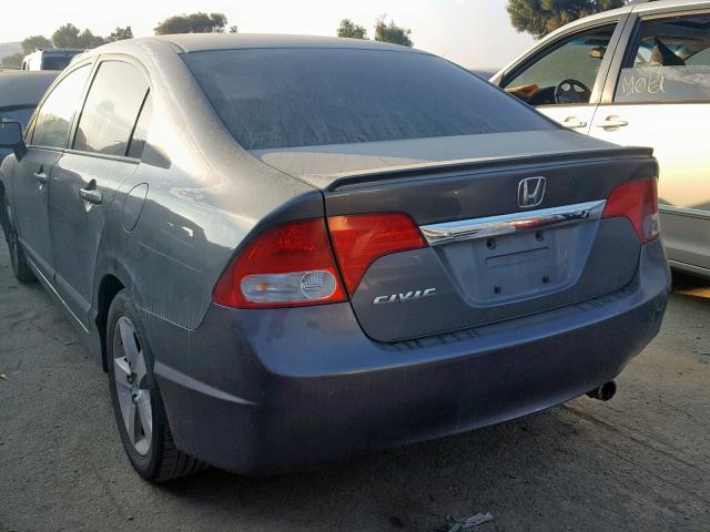 19XFA1F69AE019440 - 2010 HONDA CIVIC GRAY photo 3