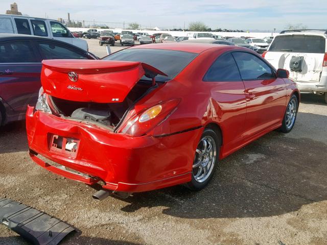 4T1CA38P45U053955 - 2005 TOYOTA CAMRY SOLA RED photo 4