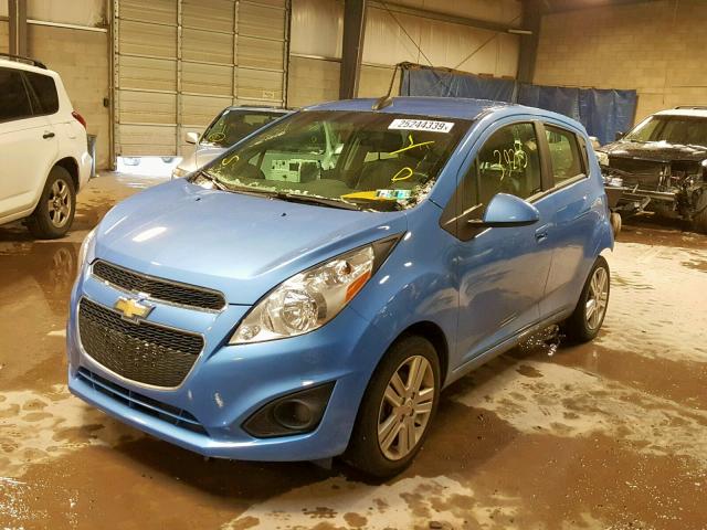 KL8CA6S93FC727481 - 2015 CHEVROLET SPARK LS BLUE photo 2