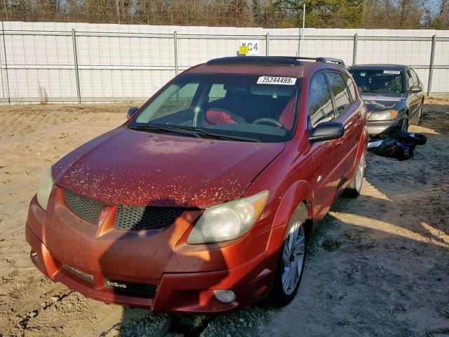 5Y2SL62864Z449920 - 2004 PONTIAC VIBE RED photo 2