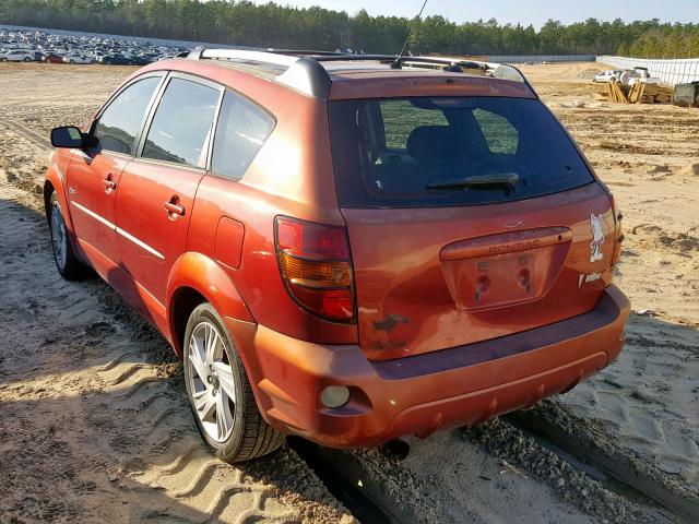 5Y2SL62864Z449920 - 2004 PONTIAC VIBE RED photo 3