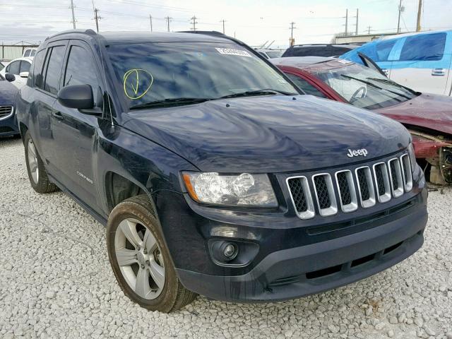 1C4NJDBB2HD106382 - 2017 JEEP COMPASS SP BLACK photo 1