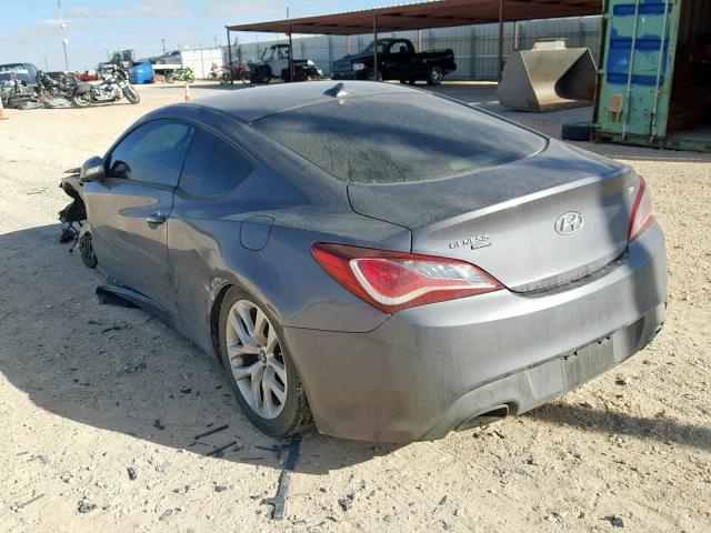 KMHHU6KJ0FU123410 - 2015 HYUNDAI GENESIS CO GRAY photo 3