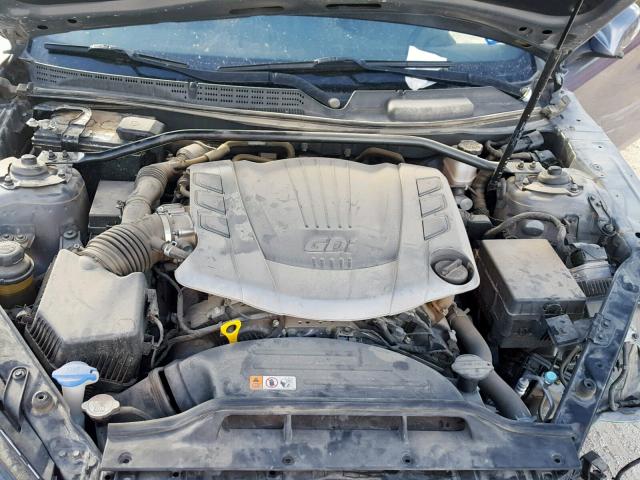 KMHHU6KJ0FU123410 - 2015 HYUNDAI GENESIS CO GRAY photo 7