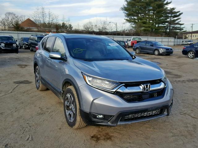 7FARW2H83JE036316 - 2018 HONDA CR-V EXL SILVER photo 1