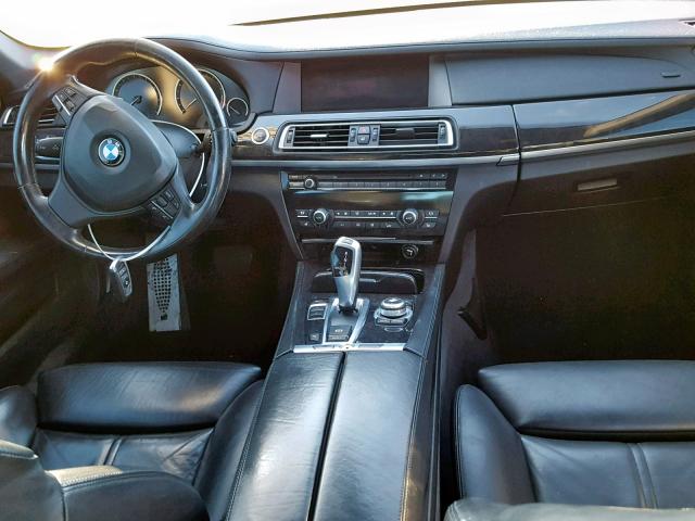 WBAKB8C53BCY64757 - 2011 BMW 750LI BLUE photo 9