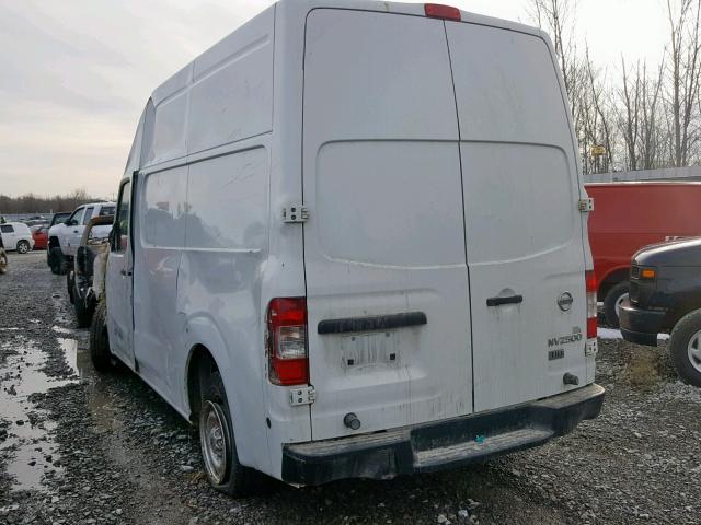 1N6BF0LY1FN801523 - 2015 NISSAN NV 2500 WHITE photo 3