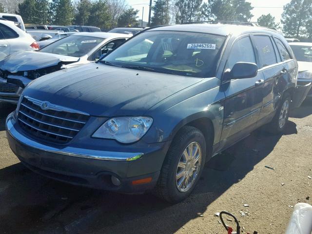 2A8GF68XX7R196829 - 2007 CHRYSLER PACIFICA T BLUE photo 2