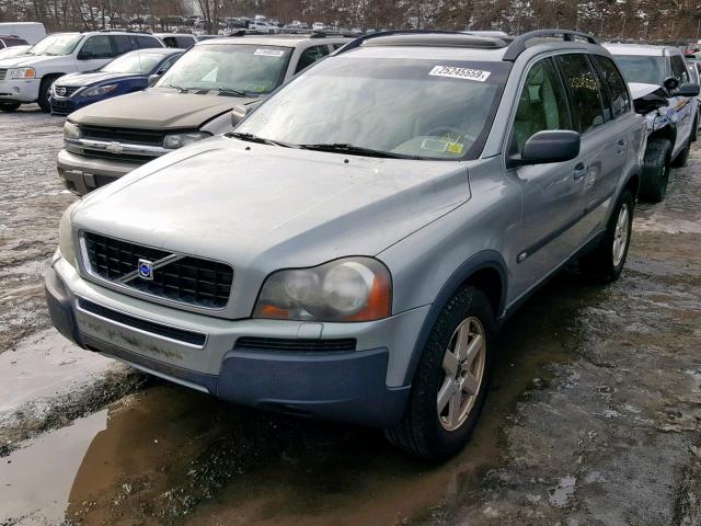 YV1CM91H941088650 - 2004 VOLVO XC90 T6 SILVER photo 2