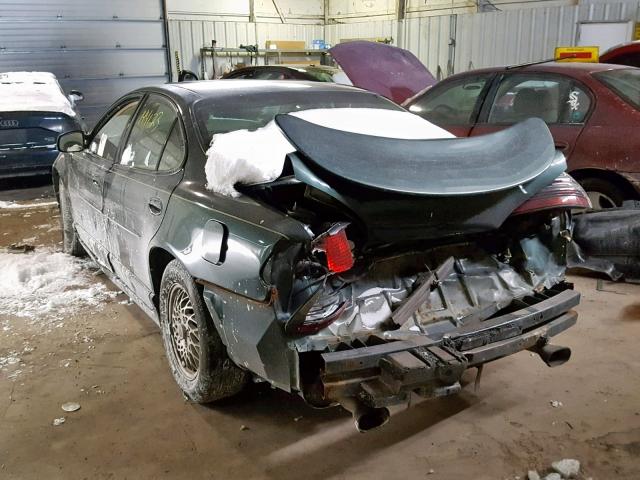 1G2WR5211YF135312 - 2000 PONTIAC GRAND PRIX GREEN photo 3