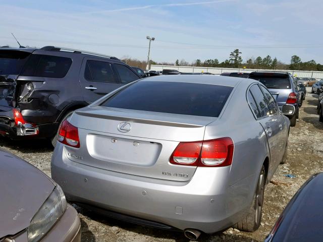 JTHBN96S865000796 - 2006 LEXUS GS GENERAT SILVER photo 4