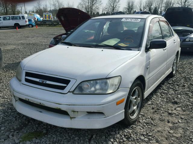 JA3AJ86E73U022544 - 2003 MITSUBISHI LANCER OZ WHITE photo 2