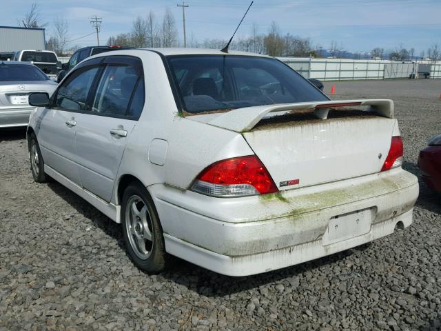 JA3AJ86E73U022544 - 2003 MITSUBISHI LANCER OZ WHITE photo 3