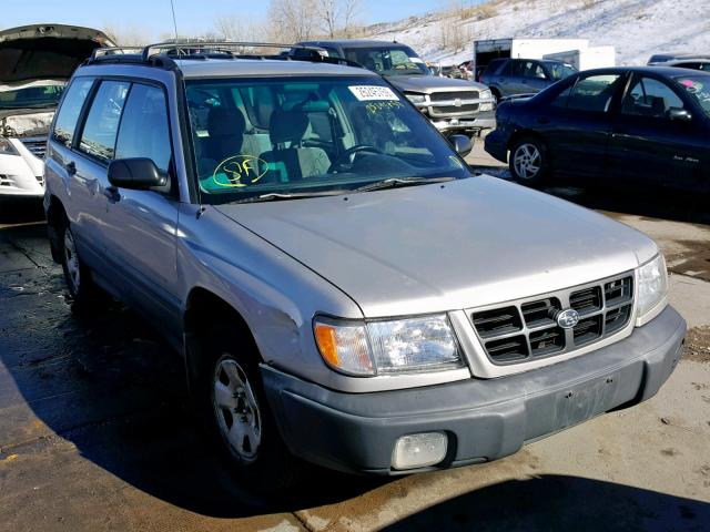 JF1SF635XYG724398 - 2000 SUBARU FORESTER L SILVER photo 1