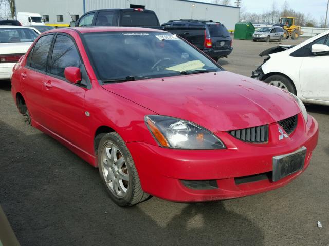 JA3AJ86E44U027508 - 2004 MITSUBISHI LANCER OZ RED photo 1