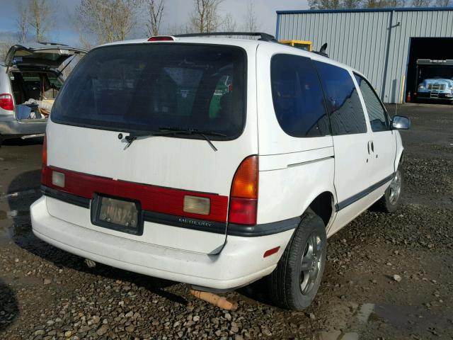 4M2DV11W1SDJ51219 - 1995 MERCURY VILLAGER WHITE photo 4