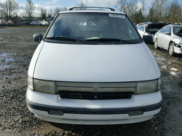 4M2DV11W1SDJ51219 - 1995 MERCURY VILLAGER WHITE photo 9