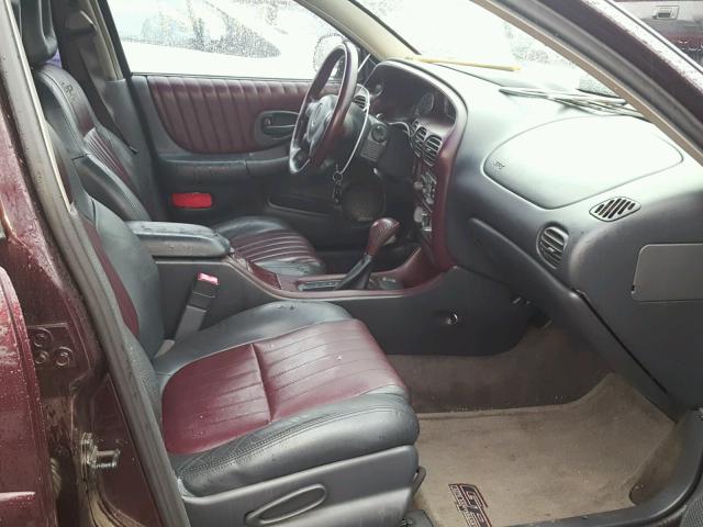 1G2WR521X2F261076 - 2002 PONTIAC GRAND PRIX BURGUNDY photo 5